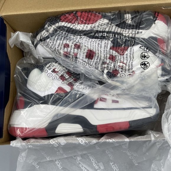 Polo Sport PS100 RALPH LAUREN🔥New Men's White Hi Top Shoes Gym Cross Fit - Picture 8 of 11